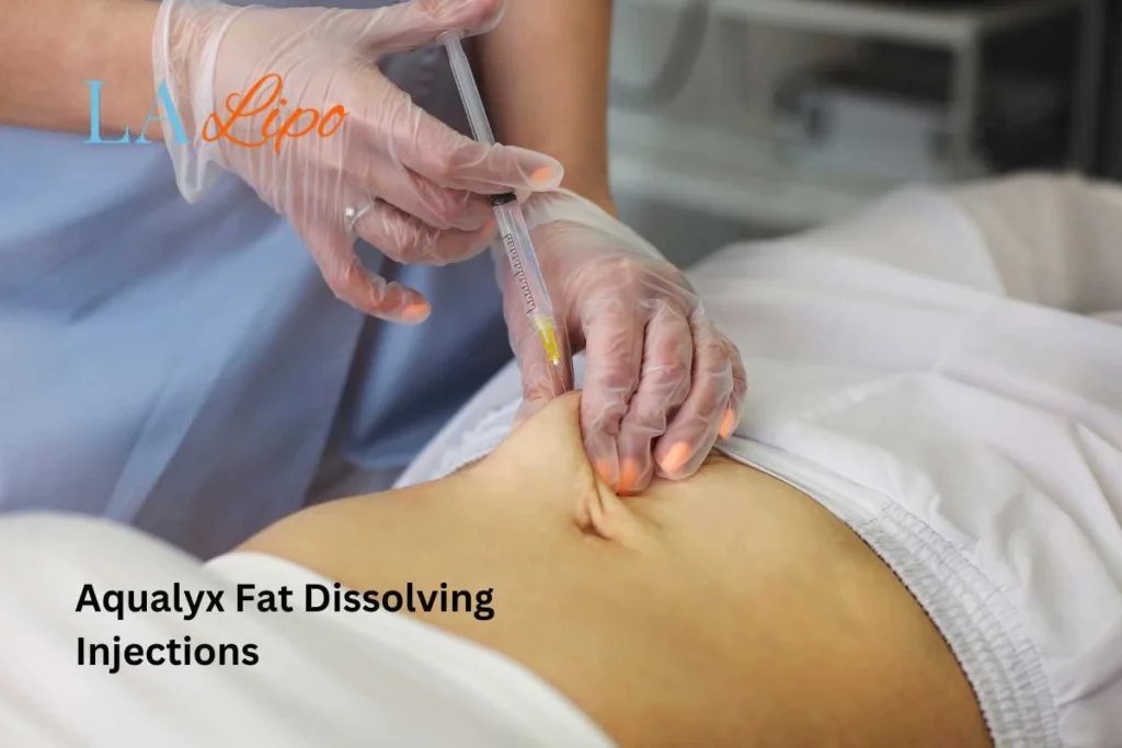 woman having fat dissolving injections Binley in the stomach
