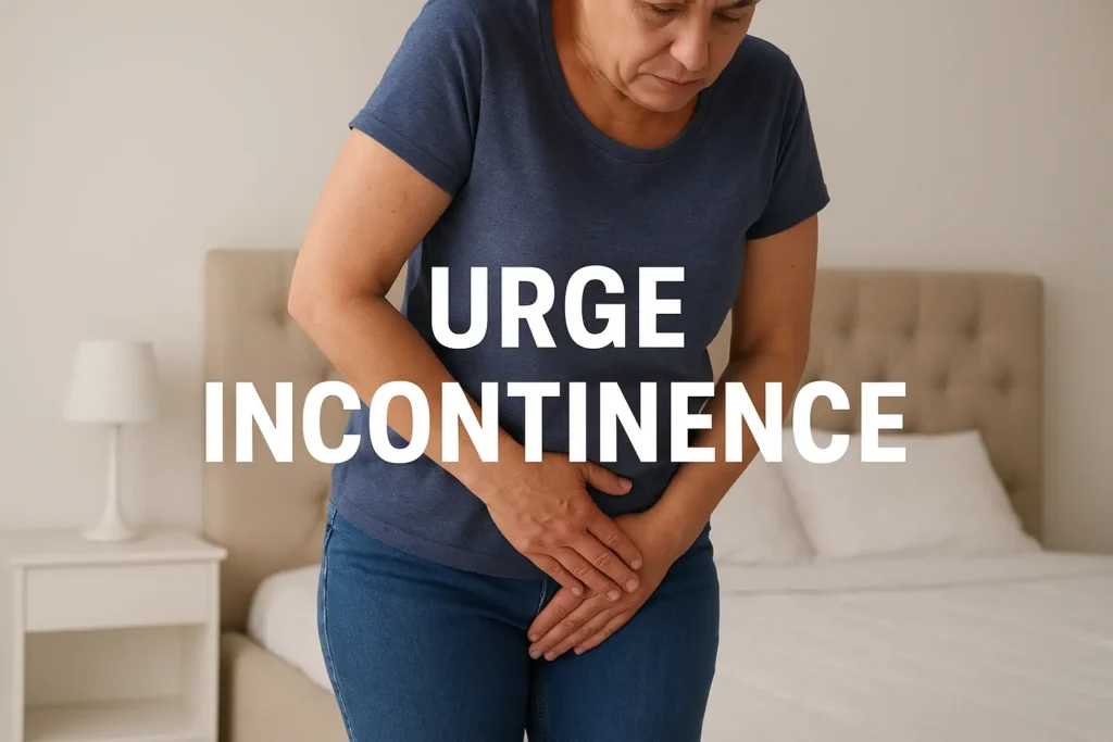 how to manage urge incontinence Binley symptoms