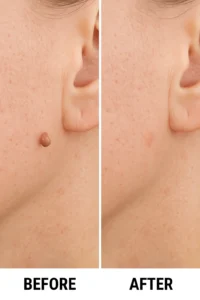 Skin tags removal Binley before and after