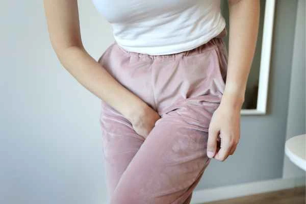 woman struggling with urine incontinence Binley